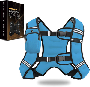 <span class=keywords><strong>Chaleco</strong></span> ponderado con rayas reflectantes para entrenamiento, entrenamiento de fuerza, correr, Fitness, construcción muscular, pérdida de <span class=keywords><strong>peso</strong></span>, levantamiento de pesas - Product Image 3