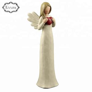 Della resina Del Cuore di Madre Fata Angelo Figurine Della Resina Del Cuore Fata Angelo - Product Image 1