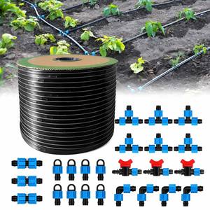 Ottimo Sistema di Irrigazione a Goccia con Tubo da 16mm, Nastro/Tubo/Manichetta a Doppio Foro per Serre, Ortaggi e Frutta - Product Image 1