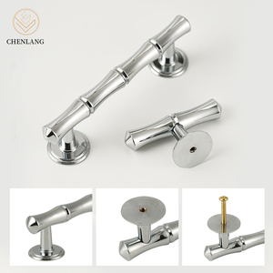 CHENLANG Bamboo Shape Brass Cabinet Handles <strong>Knobs</strong> for Kitchen <strong>Bedroom</strong> Bathroom Wardrobe-Durable Modern Furniture Hardware - Product Image 5