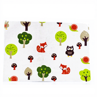 Nouvelles Tendances : Autocollants en Tissu Imprimés UV à Motifs de Renards et Hiboux Colorés, Autocollants Adhésifs pour la Décoration Intérieure par Dollar Center