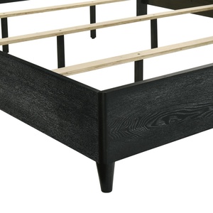 Cama Queen Contemporánea Tapizada con Cabecero Arqueado, Chapa de Madera de Fresno, Diseño Desmontable, Capacidad de 800 LBS - Product Image 5