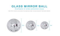 Promotion : Lumières de fête disco populaires, mosaïque magique, miroir en verre argenté, boule disco LED – Prix attractif