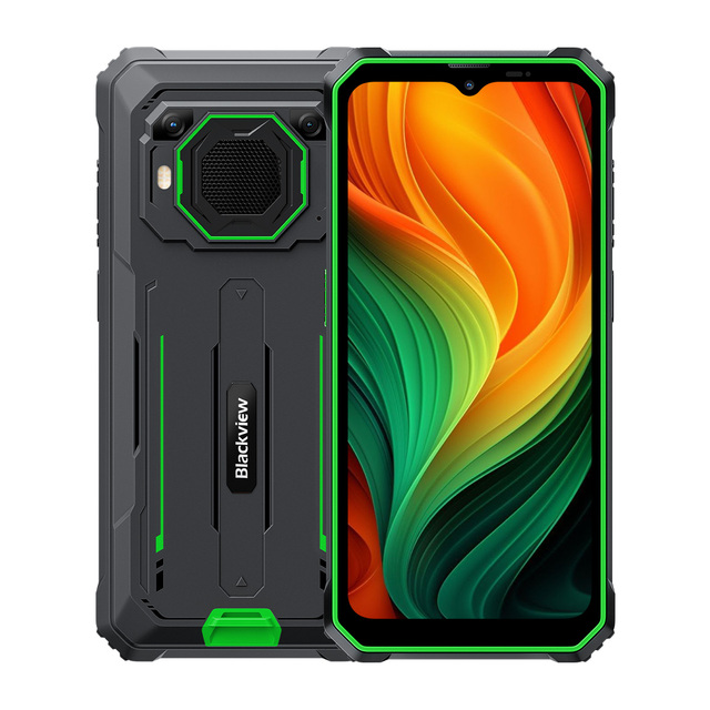 Blackview BV6200 Plus Rugged Smartphone 8GB+256GB Android 14 T606 6.56'' 11000mAh NFC 8MP+13MP Camera Blackview Mobile Phone