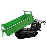 ANTMOVE Mini-dumper à chenilles télécommandé, charge utile 800 kg, auto-chargeur, chargeur frontal, moteur, garantie 1 an