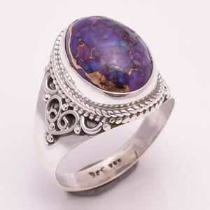 แหวนเงินดรูซี่เงินโบราณ925ทำมือเครื่องประดับแฟชั่นสำหรับผู้หญิงสำหรับงานแต่งงาน - Product Image 6