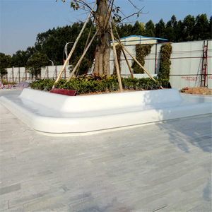 Banc <span class=keywords><strong>de</strong></span> jardin en résine H304, grand <span class=keywords><strong>pot</strong></span> <span class=keywords><strong>de</strong></span> fleurs en forme d'arbre <span class=keywords><strong>Groot</strong></span>, banc en fibre <span class=keywords><strong>de</strong></span> verre pour plantes <span class=keywords><strong>de</strong></span> grande taille, décoration intérieure et extérieure - Product Image 4