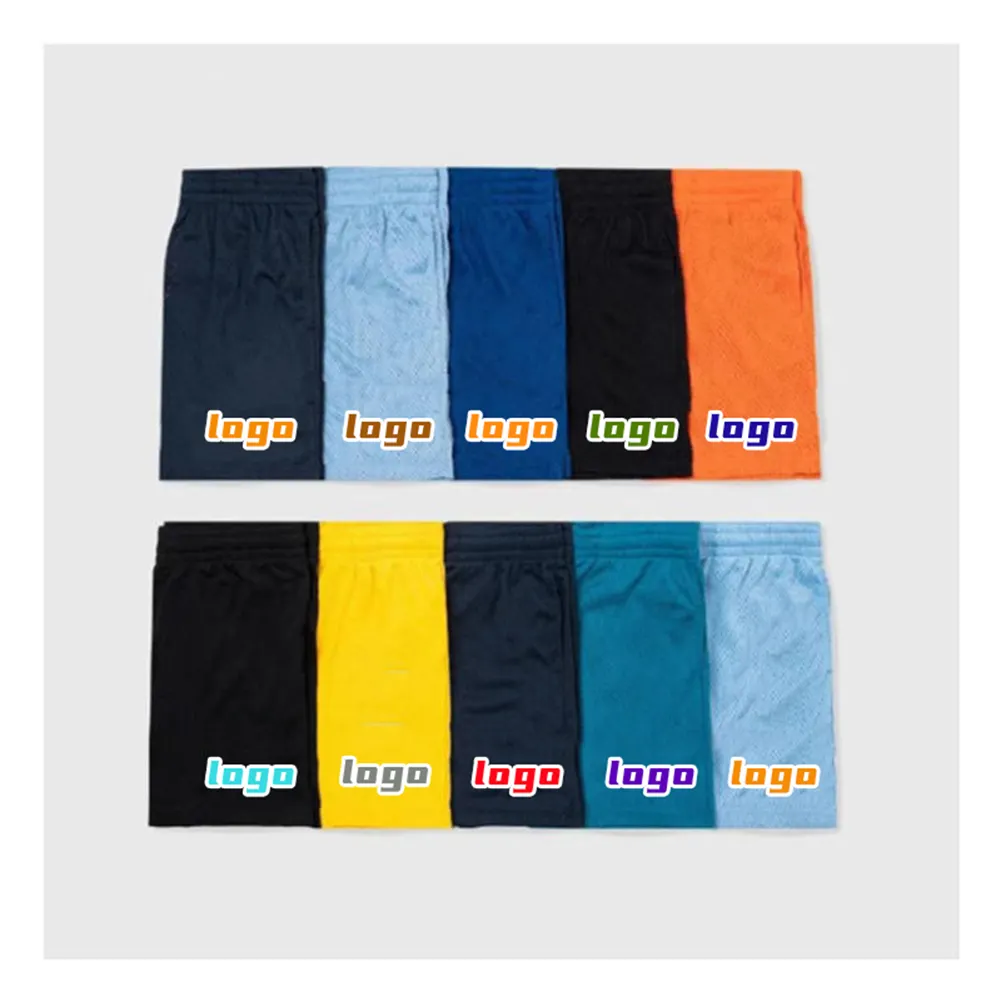 Custom Wholesale Sublimation 5 Inch Inseam Blank Jogger Casual Mesh Shorts For Men With Pockets Sweatpants Summer Mesh Short