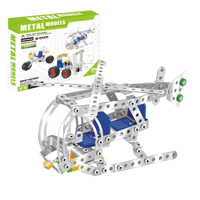 Kit de Construcción de Ingeniería Metálica DIY STEM, Excavadora de Metal para Armar, Coche de Carreras, Modelo de Vehículo de Ingeniería, Juguete de Construcción con Tornillos