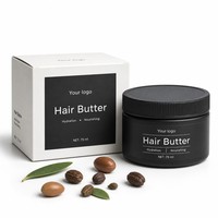 Beurre capillaire hydratant professionnel de qualité salon, formule naturelle, douce, efficace, avancée, riche, pure et fraîche, pour usage quotidien – Marque blanche