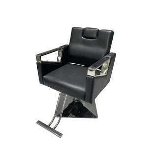 Sillón de Peluquería con Función Plegable, Silla de Barbero Ajustable y Giratoria para Salones de Belleza - Product Image 6