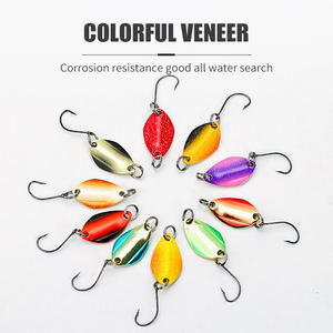 LUSHAZER Visserslokdoos Set Lepel Aas Metalen Hardlokaas voor Forel Snoek Baars OEM Kunstmatige Visuitrusting Zoetwater Vis Rivieren - Product Image 5