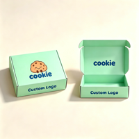 Caja de Papel Ecológica para Alimentos, Caja para Donuts, Impresión de Grado Alimenticio, Empaque para Pastelería, Caja Personalizada para Macarons y Galletas con Bolsa de Papel