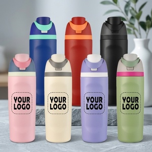 Venta al por mayor de fábrica, novedad 2026, termo deportivo para exteriores, sin BPA, de doble pared, de acero inoxidable, 24 oz, a prueba de fugas, para viaje. - Product Image 5