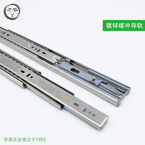 Correderas Hidráulicas para Cajones de <span class=keywords><strong>Cierre</strong></span> <span class=keywords><strong>Suave</strong></span> de 3 Pliegues, Extensión Completa, para Muebles de Cocina y Comedor - Product Image 3