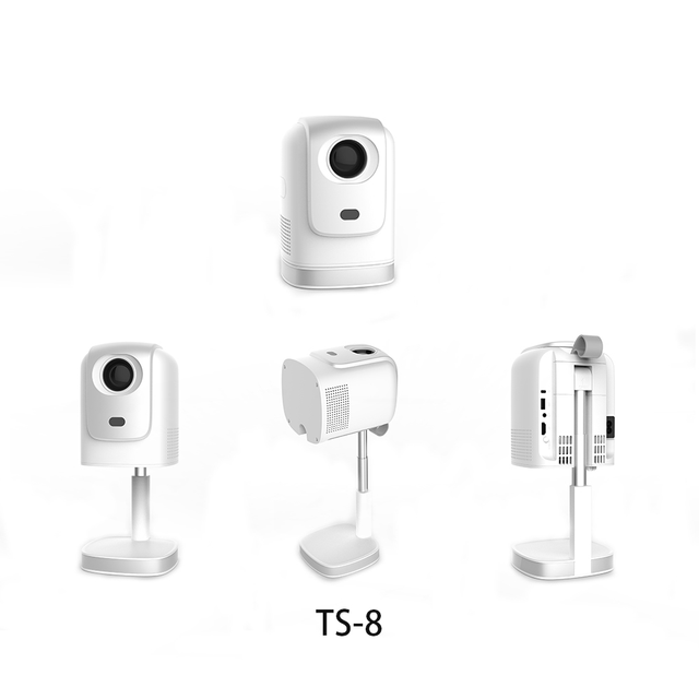 TS-8 Portable Smart Projector 4K Android 13 with Hidden Lift Auto Focus 5G WiFi Hi-Fi Home Cinema LCD for Video Gaming 3-in-1