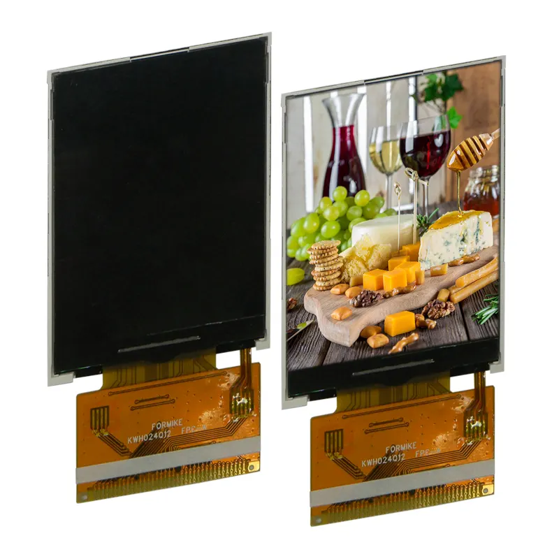 37 Pin ekran paneli ILI9341 ekran 240x320 çözünürlük 2.4 inç QVGA TFT LCD ekran