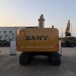 รถขุด SANY SY205C สีเหลือง อุปกรณ์ก่อสร้างสำหรับงานหนัก - Product Image 1