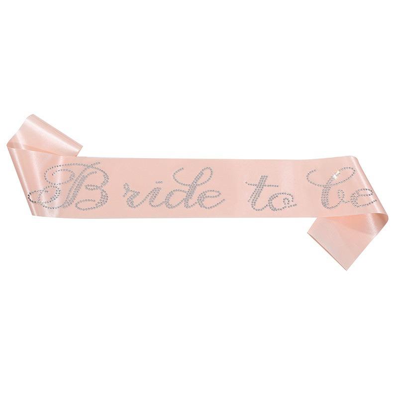 Champagne-colored satin+Hot rhinestones
