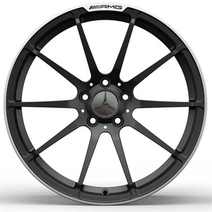 Rueda de aluminio forjado Monoblok SPC para llanta de aluminio W204 C63 para Mercedes Benz C63 2008-2014 Kit de carrocería aerodinámica piezas de parachoques de coche - Product Image 1