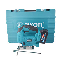 BIYOTI Ensemble d'outils électriques 3-en-1 de haute qualité pour le travail du bois : Perceuse à percussion sans fil, Meuleuse d'angle électrique et Scie sauteuse pour le bois