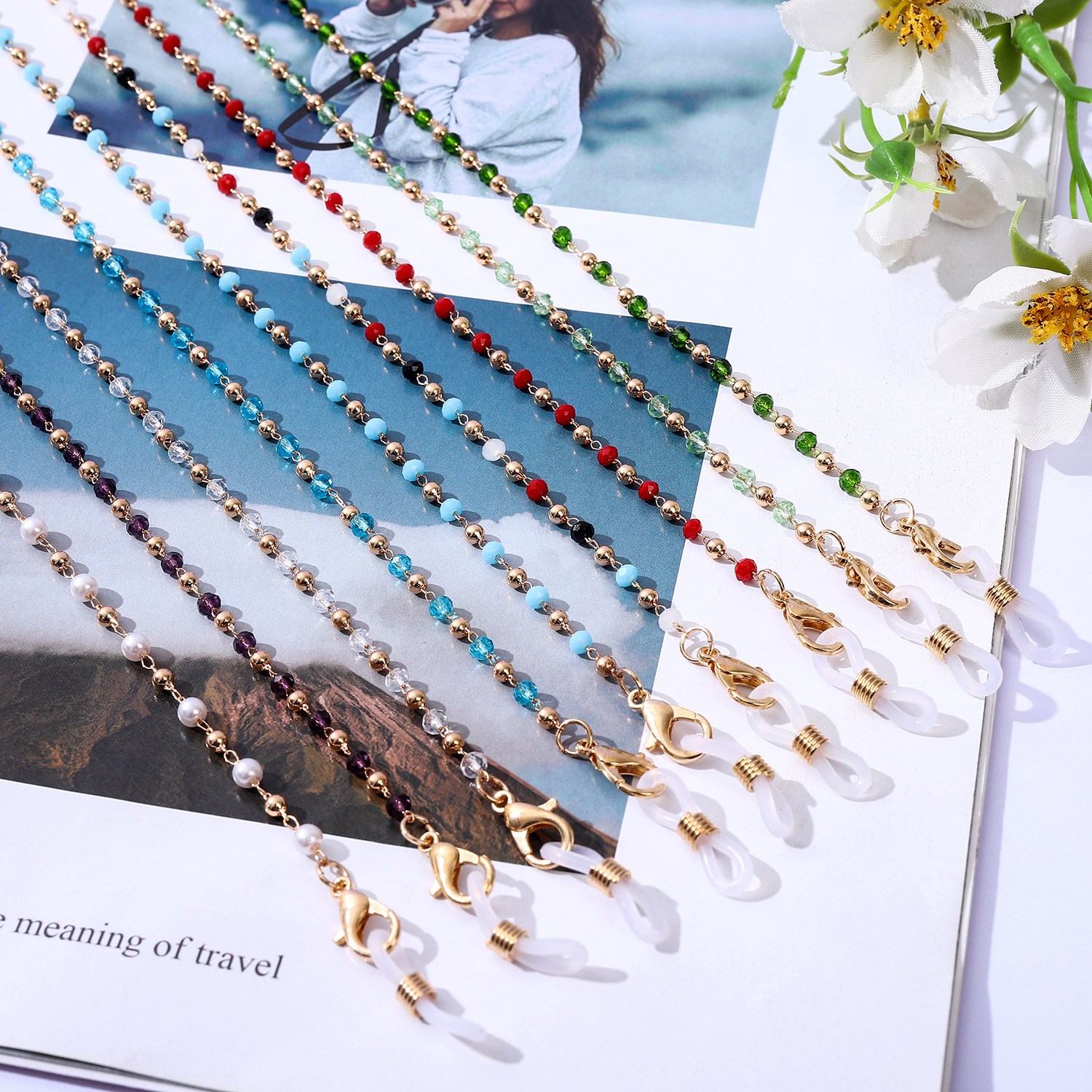 ORBAY Glasses Eyeglass Chains For Women Vintage Beaded Eyewear Retainer Bohemian