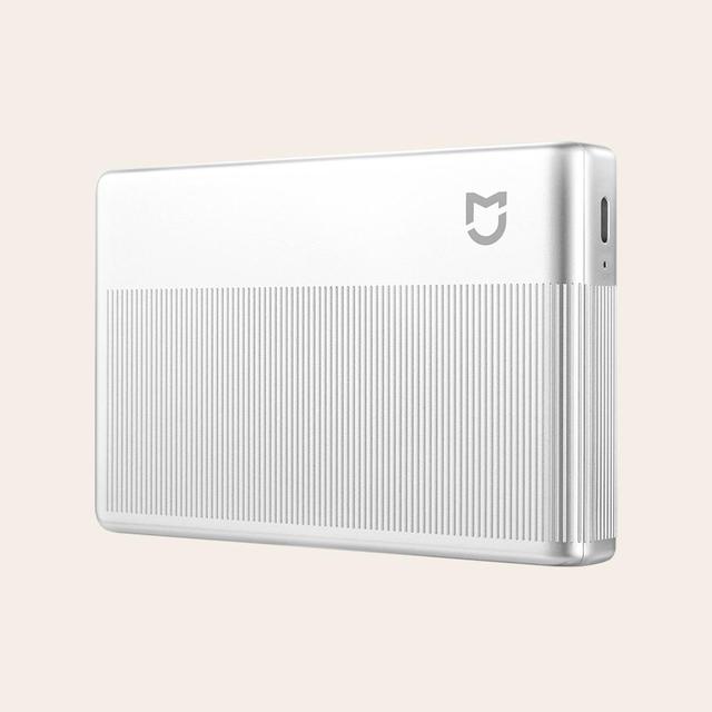 For Xiaomi 1S Mini Photo Printer for Bluetooth Connected Color Inkless 2x3 Inch Zink Paper Pocket Plastic Material