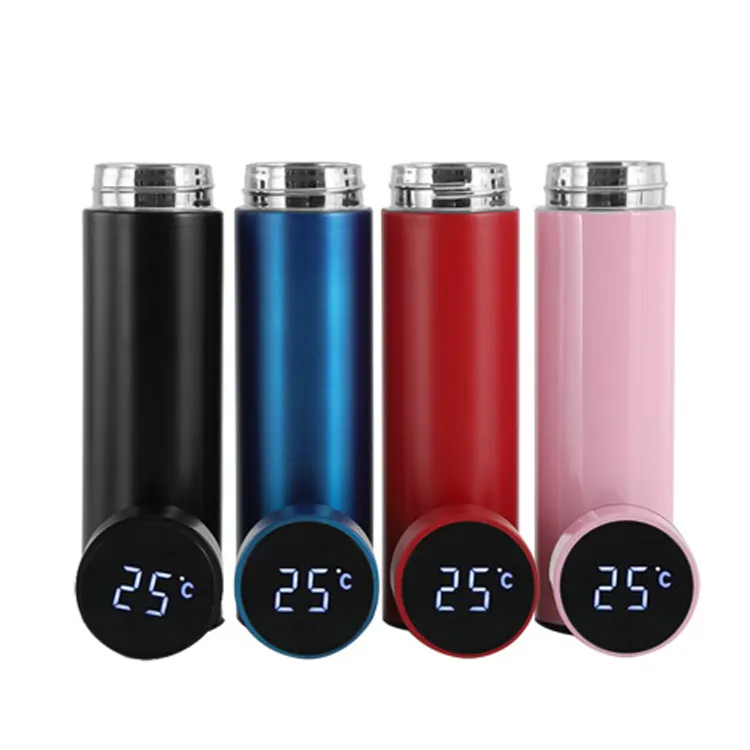 smart tumbler temperature thermo water bottles 500 ml dropshipping