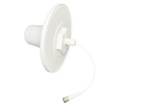 Antenne de plafond blanche à gain élevé Antenne omnidirectionnelle à montage au plafond à 1 port pour systèmes 5G/NR ou réseaux LTE/4G