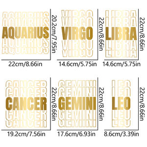 Hongcai Transfer Digital cetakan Transfer panas, teknik cetak layar pola huruf emas untuk kaus stiker tekan panas - Product Image 3