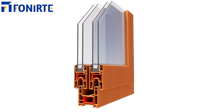 Fenêtres et portes coulissantes en PVC extrudé Fonirte Modern avec moustiquaire pliante - Profilés plastiques sur mesure