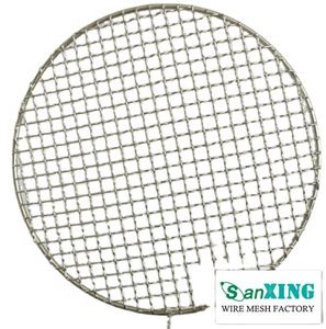 Accesorios de Parrilla de Malla de Alambre Soldada de Acero Antiadherente Redonda Plateada SanXing <span class=keywords><strong>para</strong></span> <span class=keywords><strong>Barbacoa</strong></span> de <span class=keywords><strong>Carbón</strong></span> al Aire Libre y Bandejas <span class=keywords><strong>para</strong></span> Hornear - Product Image 5