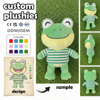 Jouets en peluche personnalisés en tissu de coton avec doublure en maille, yeux réalistes, souvenirs de maison hantée zombie, poupées en peluche de Chine