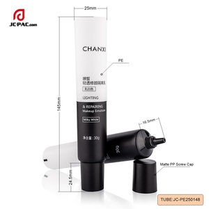 Tube souple en plastique cosmétique pour crème contour des yeux avec bouchon <span class=keywords><strong>à</strong></span> vis 12ml 15ml Tube souple en plastique cosmétique avec embout aiguille - Product Image 2