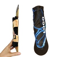 100% Nylon extensible spécial volley-ball néoprène sable plongée plage thème cheville chaussettes pour les jeunes