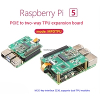 Kit de carte de développement Raspberry Pi 5 MPTU&4G MiniPCIe HAT Ordinateur monocarte (SBC) Linux 64 bits