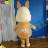 Costume de mascotte de chien pékinois en peluche Efun quantité minimale de commande 1 PC déguisement de mascotte de marche de cosplay de fête à vendre