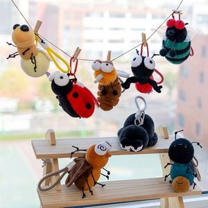 Lindo Llavero de Peluche de Insecto de Dibujos Animados, Mosquito, Luciérnaga, Mini Juguete de Peluche con Relleno de Algodón PP para Niños - Product Image 5