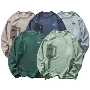 Latest Design Great Price Loose Women Sweatshirt Cotton Fleece Color Stitched Sweatshirt Custom Streetwear Women Sweatshirts