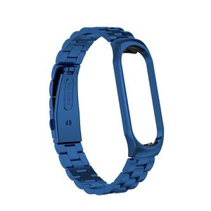 De Metal <span class=keywords><strong>Correa</strong></span> <span class=keywords><strong>para</strong></span> Xiaomi <span class=keywords><strong>Mi</strong></span> banda <span class=keywords><strong>5</strong></span> 4 3 inoxidable Pulseira curva pulsera Opaska Miband gota de Xiomi pulsera Accesorios - Product Image 5