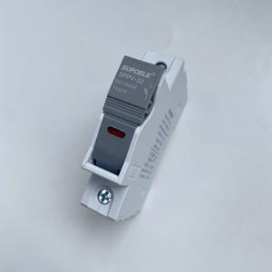 Новый дизайн TUV CE 10*38 мм <span class=keywords><strong>DC</strong></span> 1000V солнечный PV держатель предохранителя Din-рейка со светодиодным светом для установки фотоэлектрических предохранителей - Product Image 1