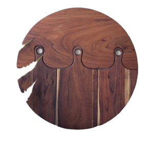 Planches à découper suspendues en bois d'acacia pour cuisine, ensemble de 3 planches de découpe et de service, compatibles lave-vaisselle, 1,5 cm d'épaisseur, jetables - Product Image 1