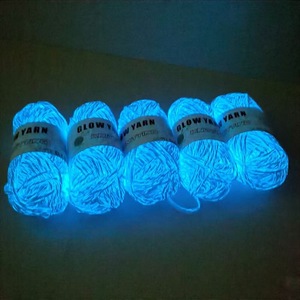 2MM Glühender Faden zum Stricken von Schal Im Dunkeln leuchtender Funktions faden Garn Leuchtendes Garn Glühendes Garn Weben Nähgarn - Product Image 3