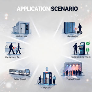 맞춤형 조절 가능 나무 <span class=keywords><strong>NFC</strong></span> <span class=keywords><strong>RFID</strong></span> 비즈 손목밴드 (호텔 리조트 출입 통제용 <span class=keywords><strong>NFC</strong></span> 팔찌) - Product Image 5