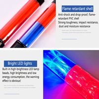 Batterie Trafic Rechargeable Avertissement Vert Clignotant 26 54cm Sécurité Rouge Signal Contrôle Guidage Lumière