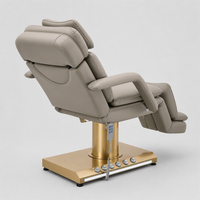 Table de soin électrique à 3 moteurs avec colonne en titane, hauteur réglable, pour salon, spa, tatouage, microblading, traitement dentaire