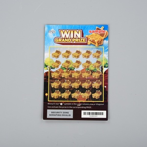 Boletos de Lotería Instantánea Personalizados al por Mayor, MOQ Bajo, Variedad de Diseños y Juegos, Ganancia Inmediata, Grandes Premios - Product Image 5