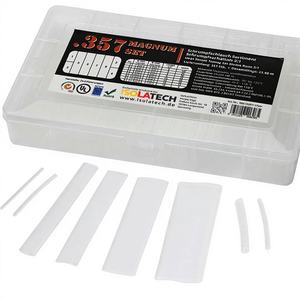 ISO-PROFI <span class=keywords><strong>357</strong></span> pièces, boîte <span class=keywords><strong>Magnum</strong></span>, assortiment de gaines thermorétractables en polyoléfine, rapport de rétraction 2:1, transparent - Product Image 1