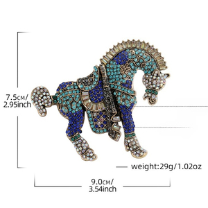 Broche del <span class=keywords><strong>A</strong></span>ño del Caballo, Accesorios de Ropa de Lujo con Animales, Pin, Joyerí<span class=keywords><strong>a</strong></span> - Product Image 6