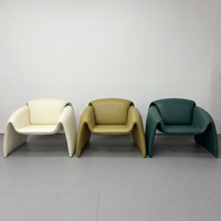 Fauteuil Crabe Moderne Italien en Cuir PU Créatif pour Extérieur, Chaise d'Appoint de Loisirs pour Maison, Hôtel, Appartement, Mobilier d'Intérieur, Support OEM
